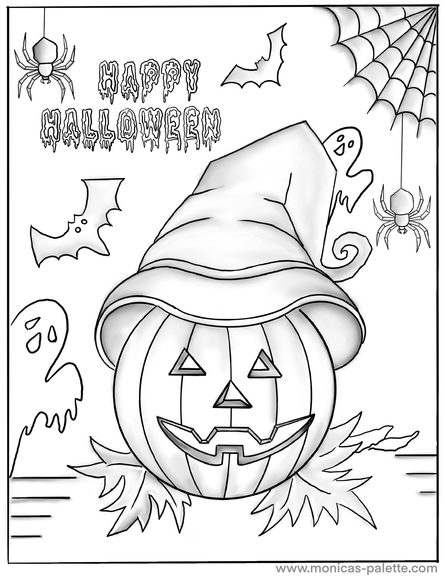 Coloring Page - Halloween Coloring Page