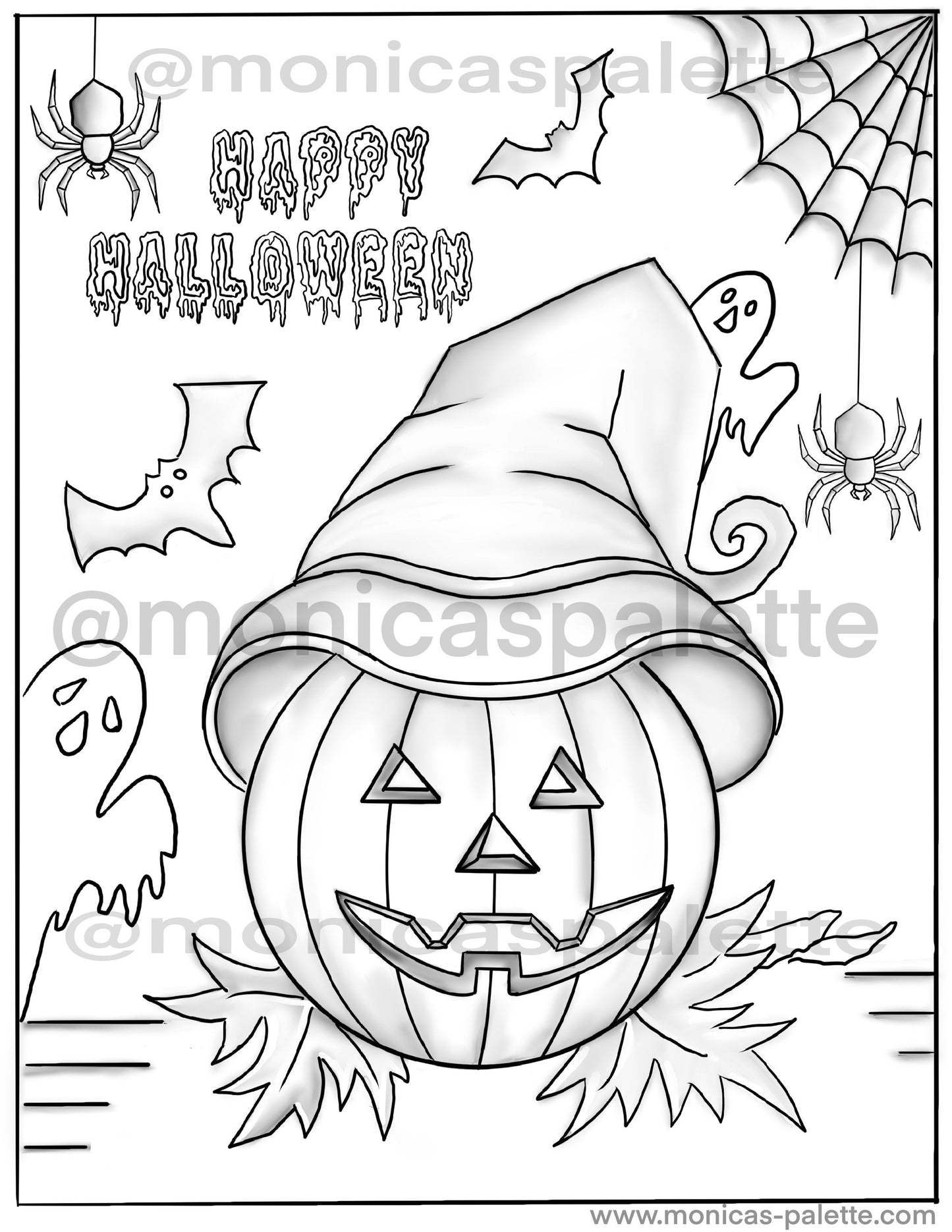 Coloring Page - Halloween Coloring Page