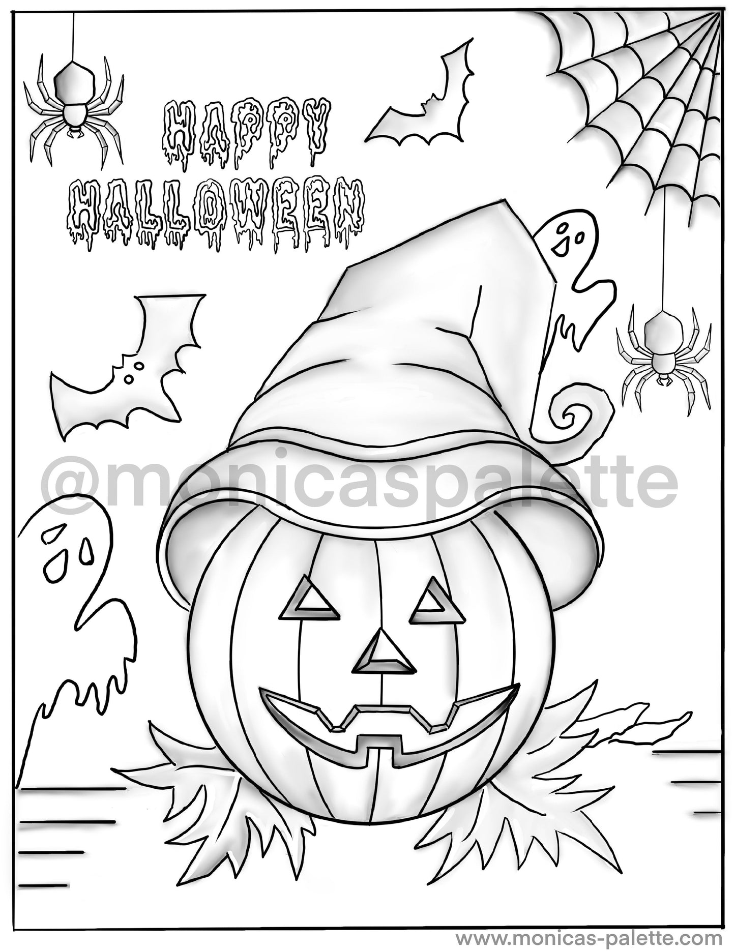 Coloring Page - Halloween Coloring Page