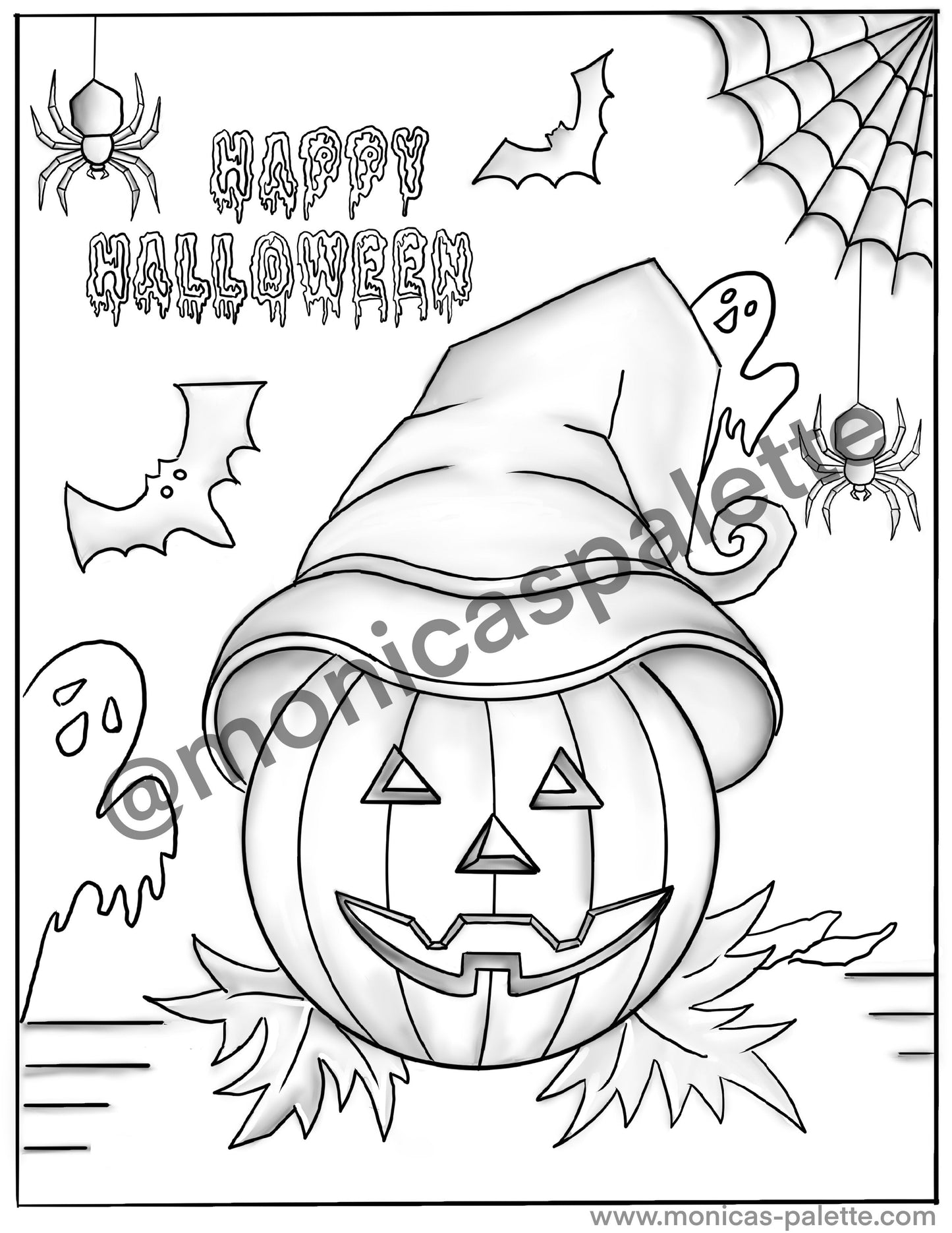 Coloring Page - Halloween Coloring Page