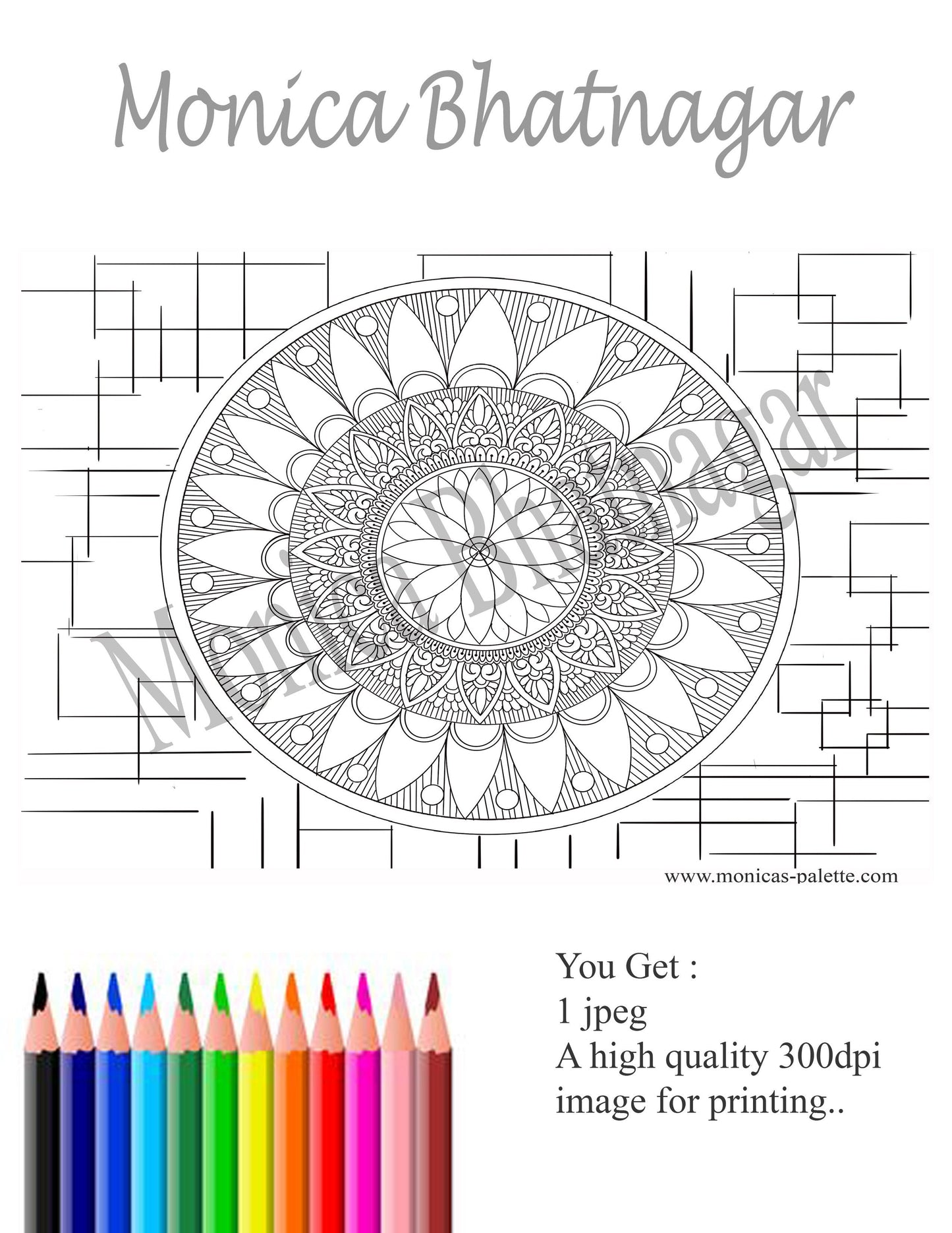 Mandala - Coloring Page Coloring Page