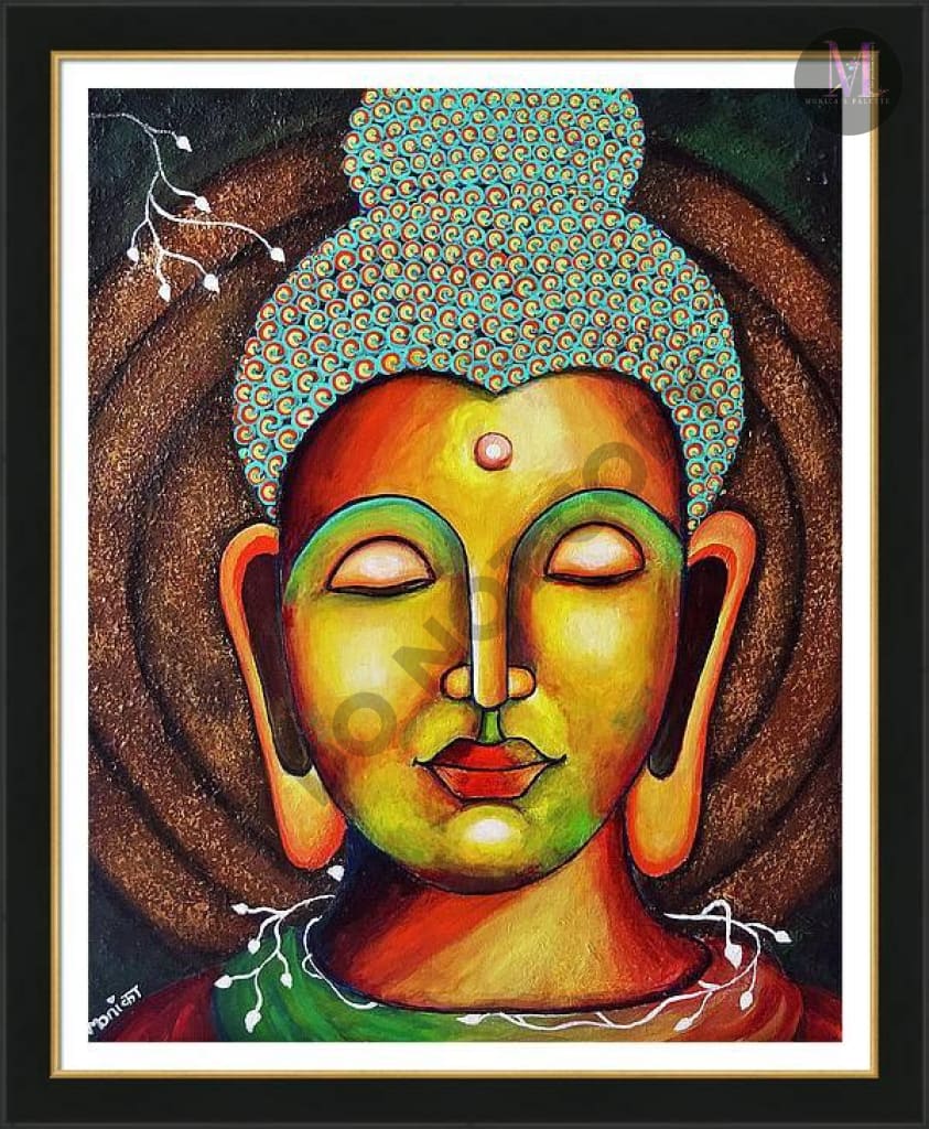 Buddha Acrylic Original Artwork For Your Home Painting