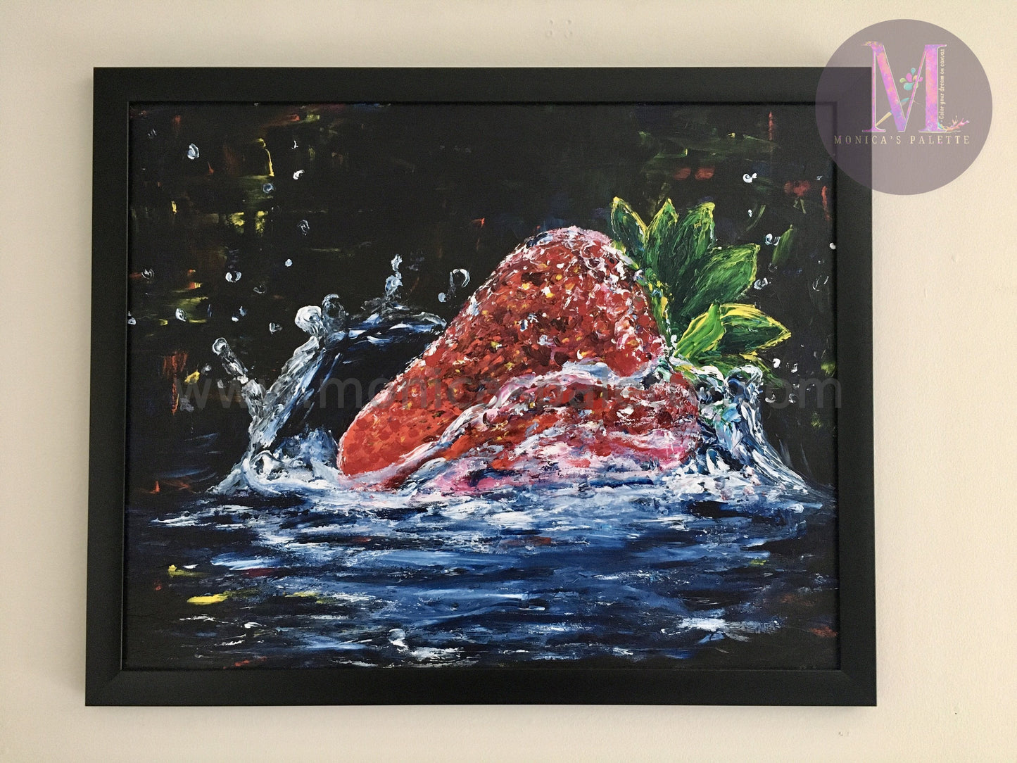Strawberry - Acrylic Original Painting