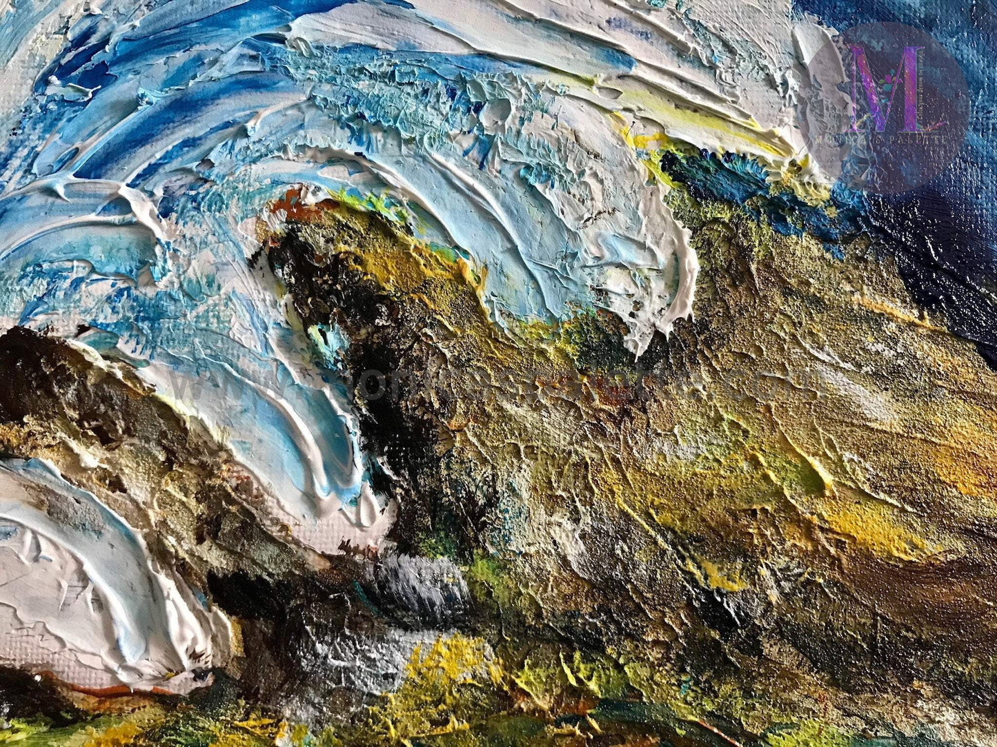 Waves - Abstract Original Handmade Acrylic Painting