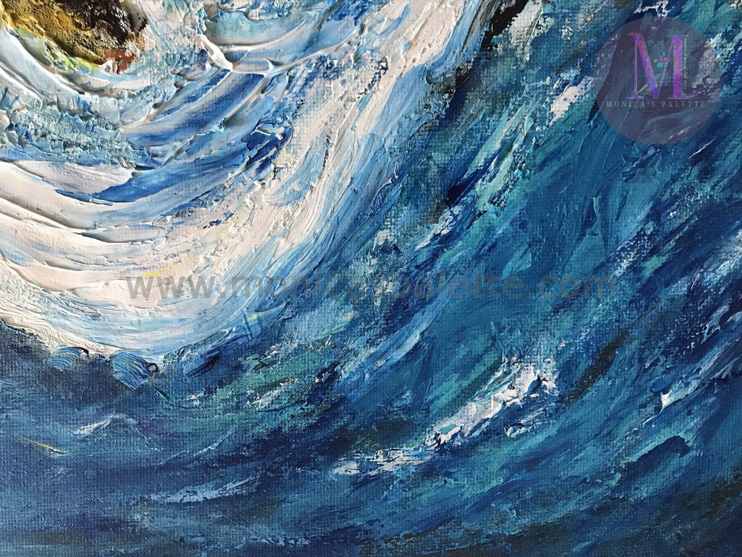Waves - Abstract Original Handmade Acrylic Painting
