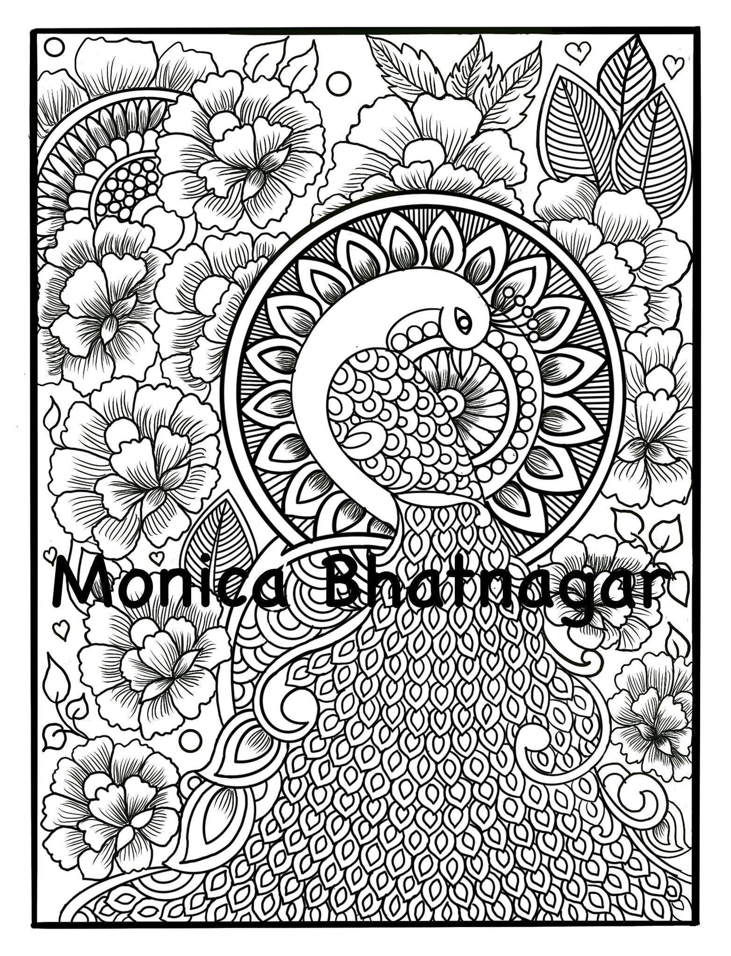 Usd 1.49 Only Coloring Page Low Cost Printable Page Adult Coloring Books