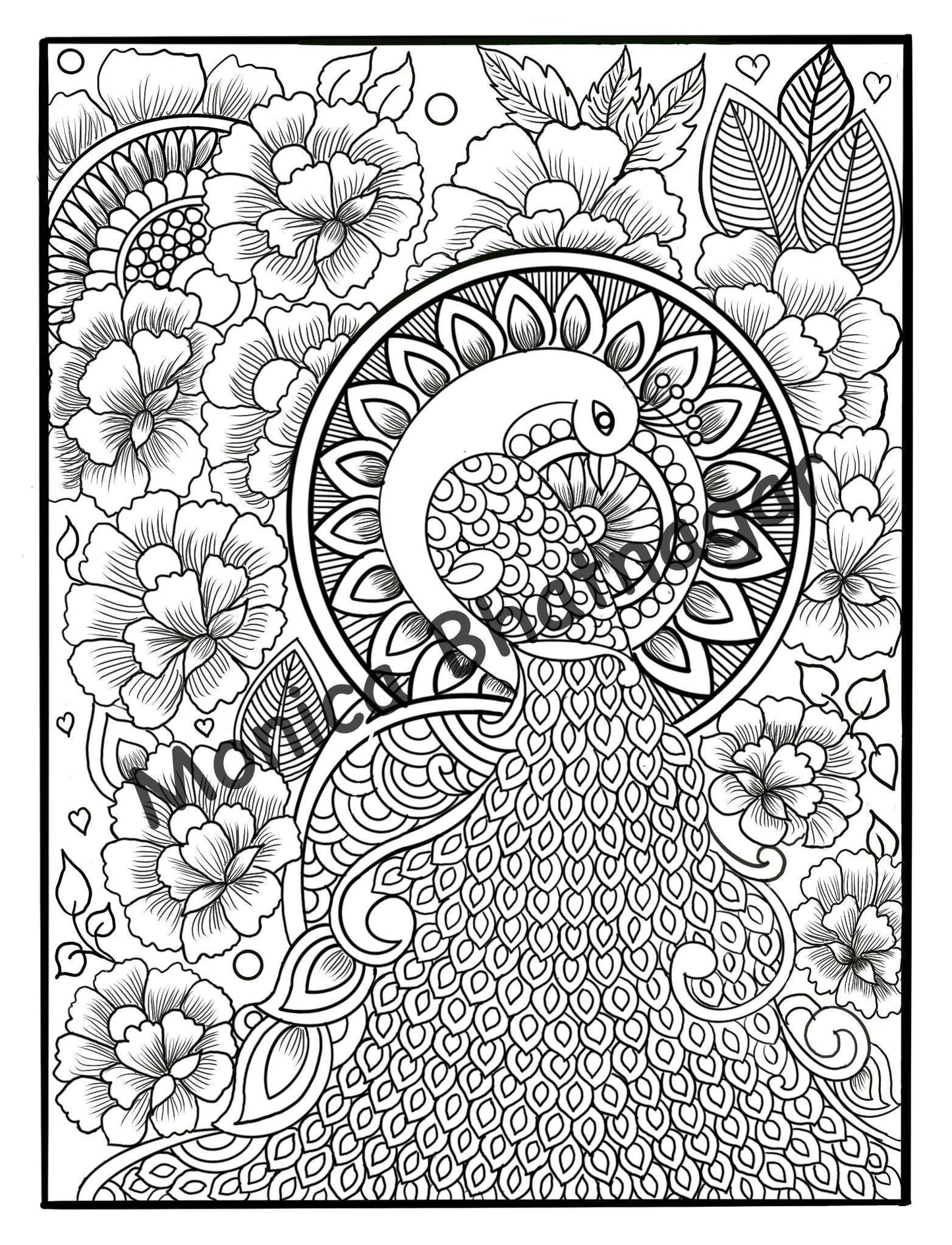 Usd 1.49 Only Coloring Page Low Cost Printable Page Adult Coloring Books