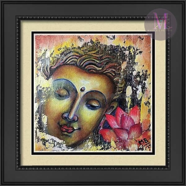 Buddha - Canvas Prints Wall Decor Handmade Painting Print 8 X Painting