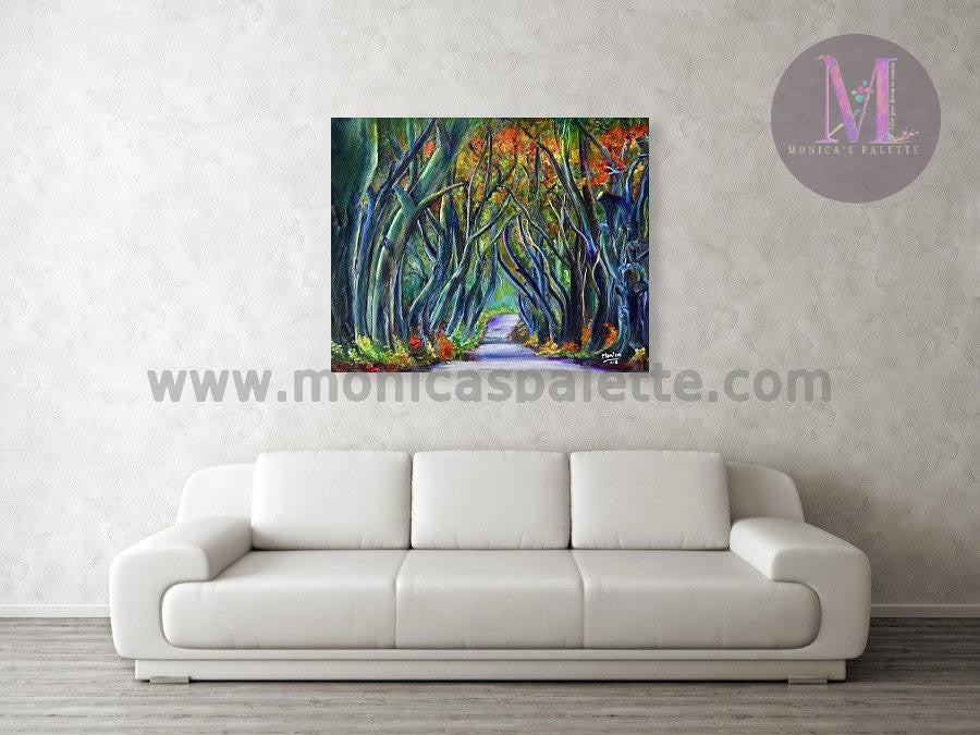 Enchanted Nature - Acrylic Painting | Wall Decor Canvas Prints