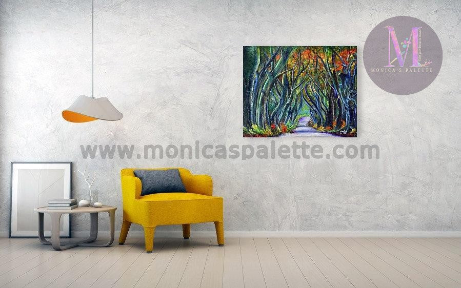 Enchanted Nature - Acrylic Painting | Wall Decor Canvas Prints