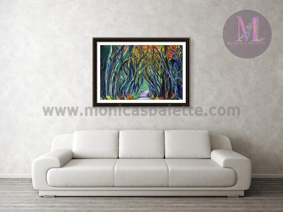 Enchanted Nature - Acrylic Painting | Wall Decor Canvas Prints