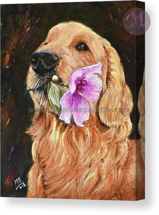 Custom Pet Portrait Handmade On Acrylic Painting