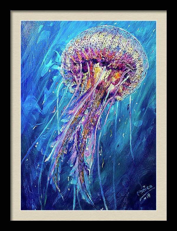 Magical World Jellyfish Acrylic Painting