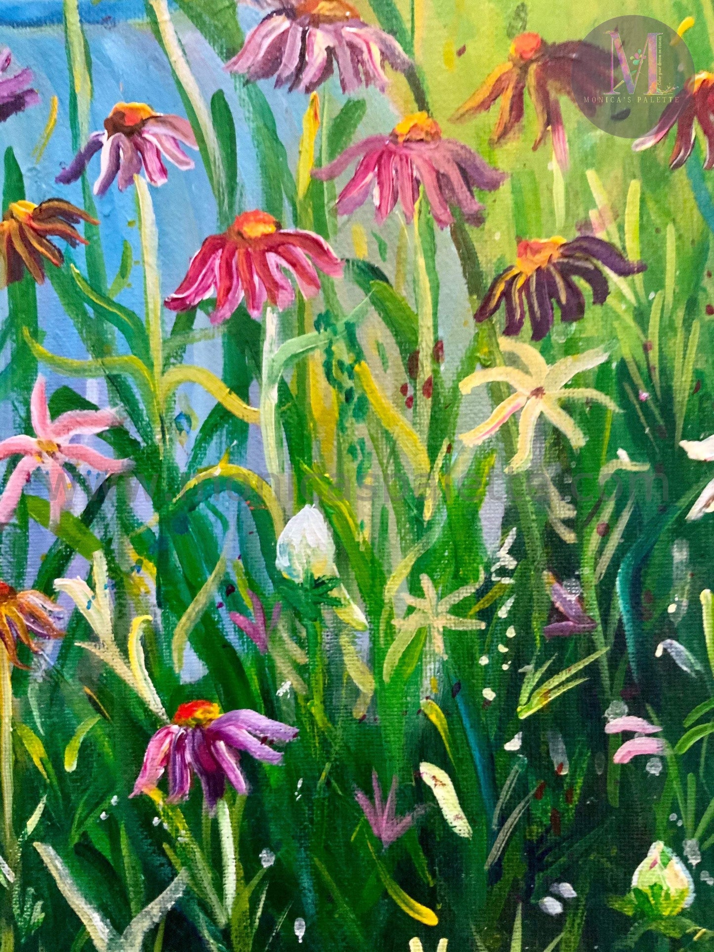 Girl in the Garden - Acrylic Photo