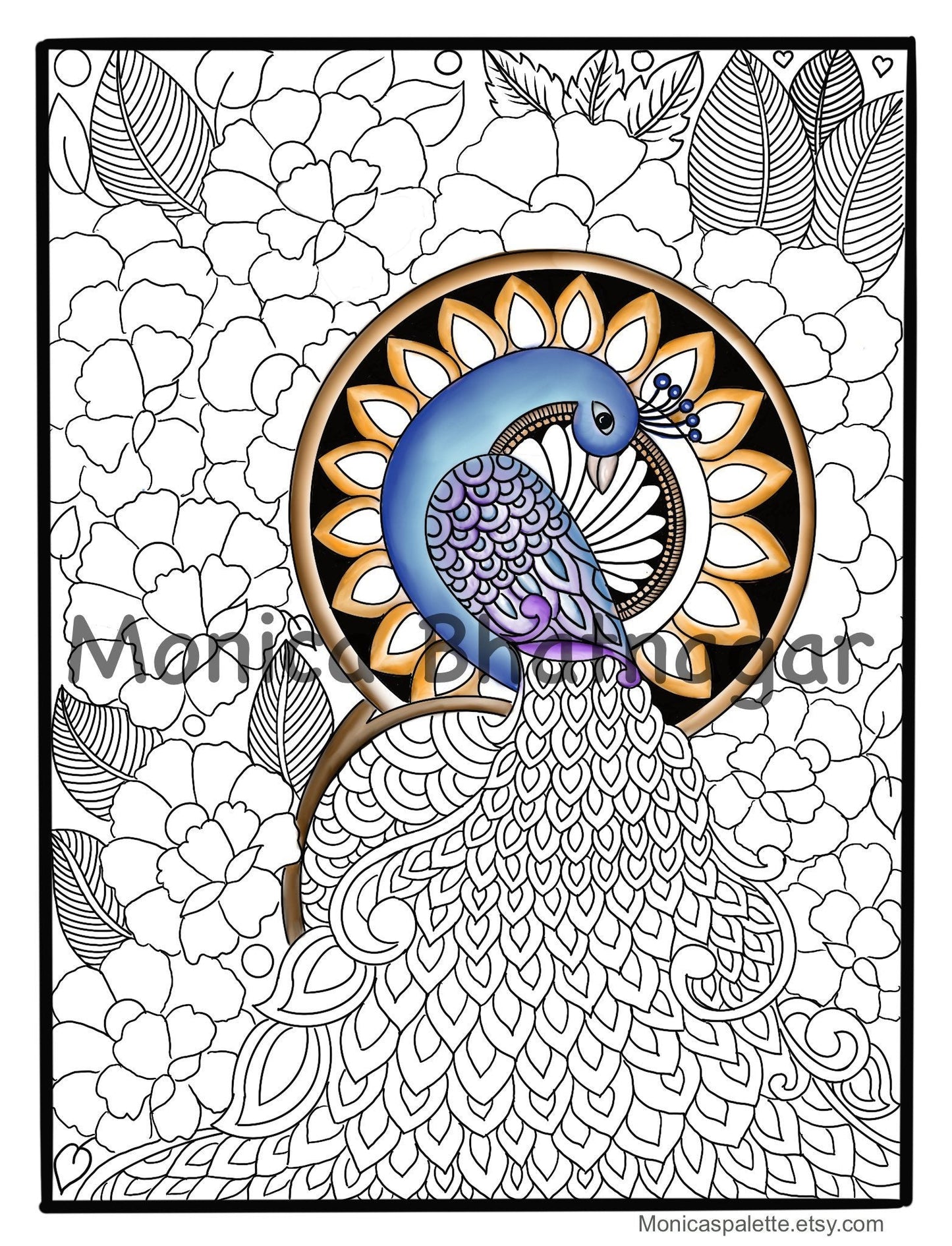 Usd 1.49 Only Coloring Page Low Cost Printable Page Adult Coloring Books