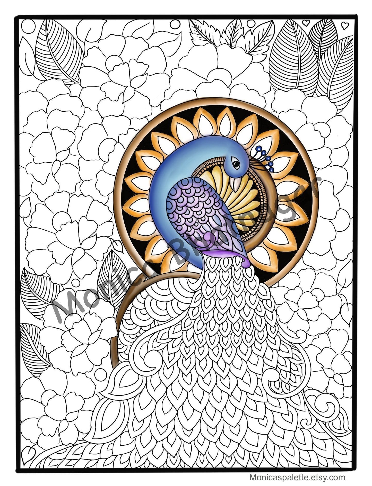 Usd 1.49 Only Coloring Page Low Cost Printable Page Adult Coloring Books