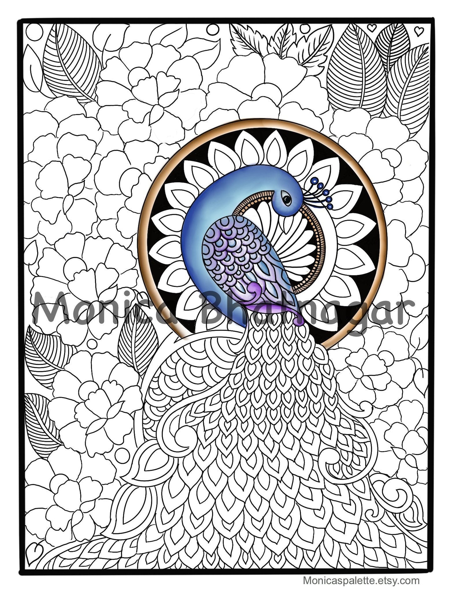 Usd 1.49 Only Coloring Page Low Cost Printable Page Adult Coloring Books