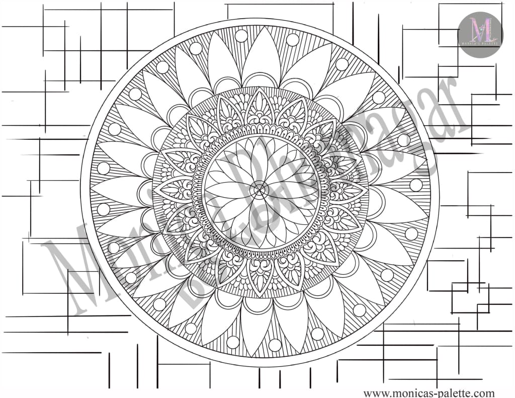 Mandala - Coloring Page Coloring Page
