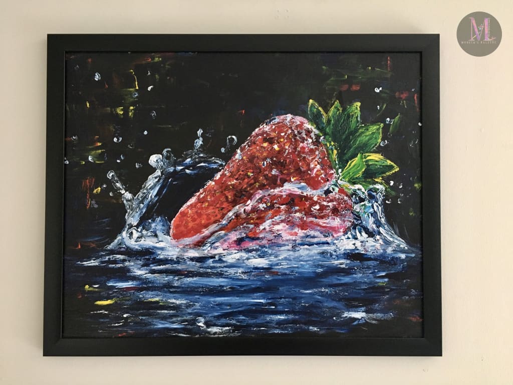 Strawberry - Acrylic Original Painting