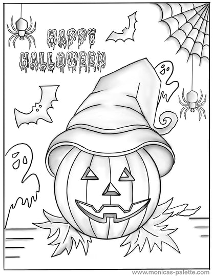 Coloring Page - Halloween Coloring Page