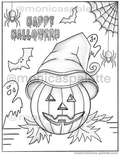 Coloring Page - Halloween Coloring Page