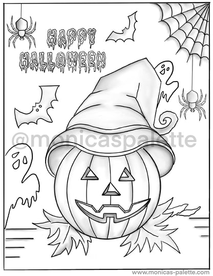 Coloring Page - Halloween Coloring Page