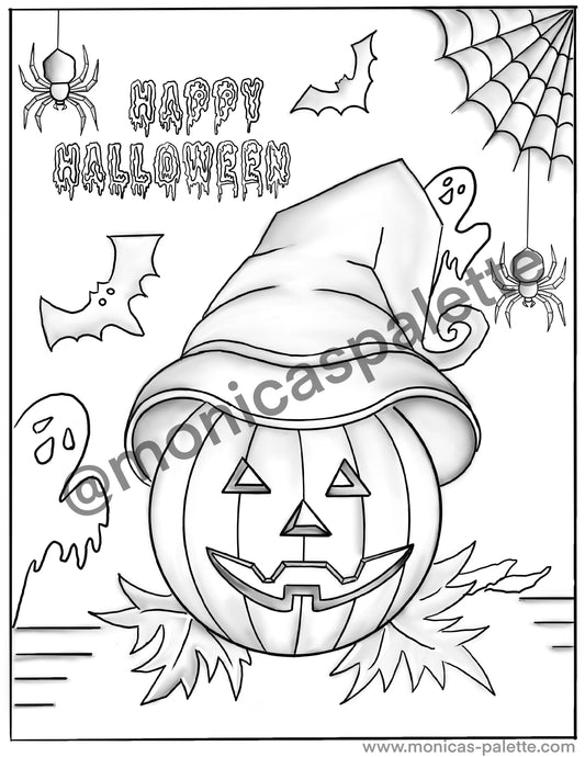 Coloring Page - Halloween Coloring Page