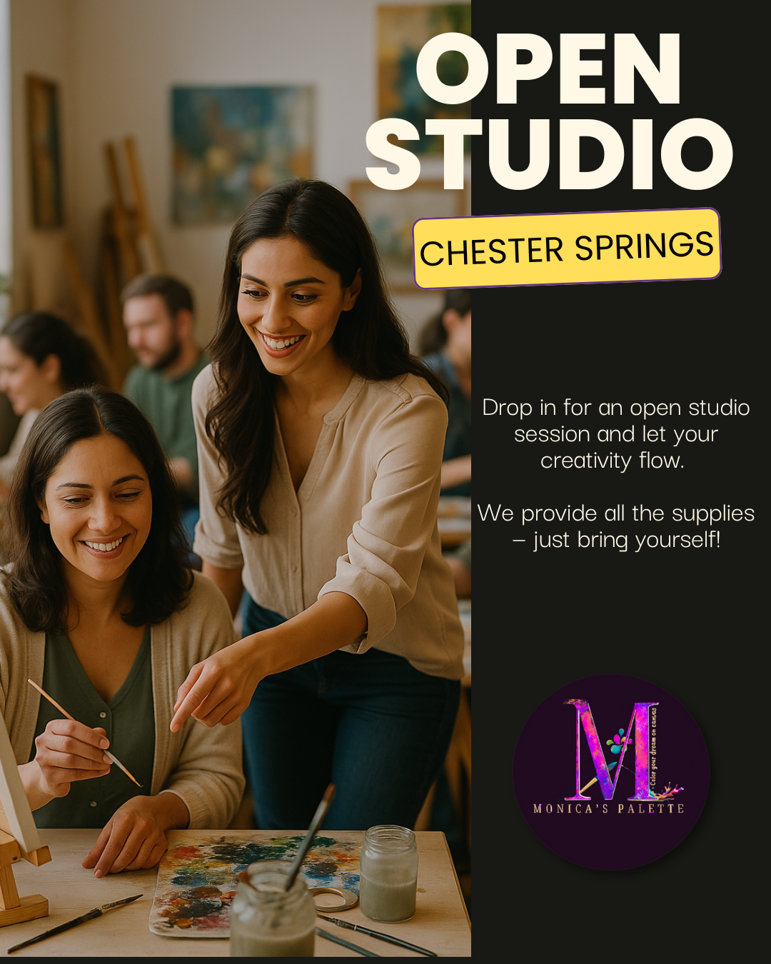 Open Studio Booking Art Classes