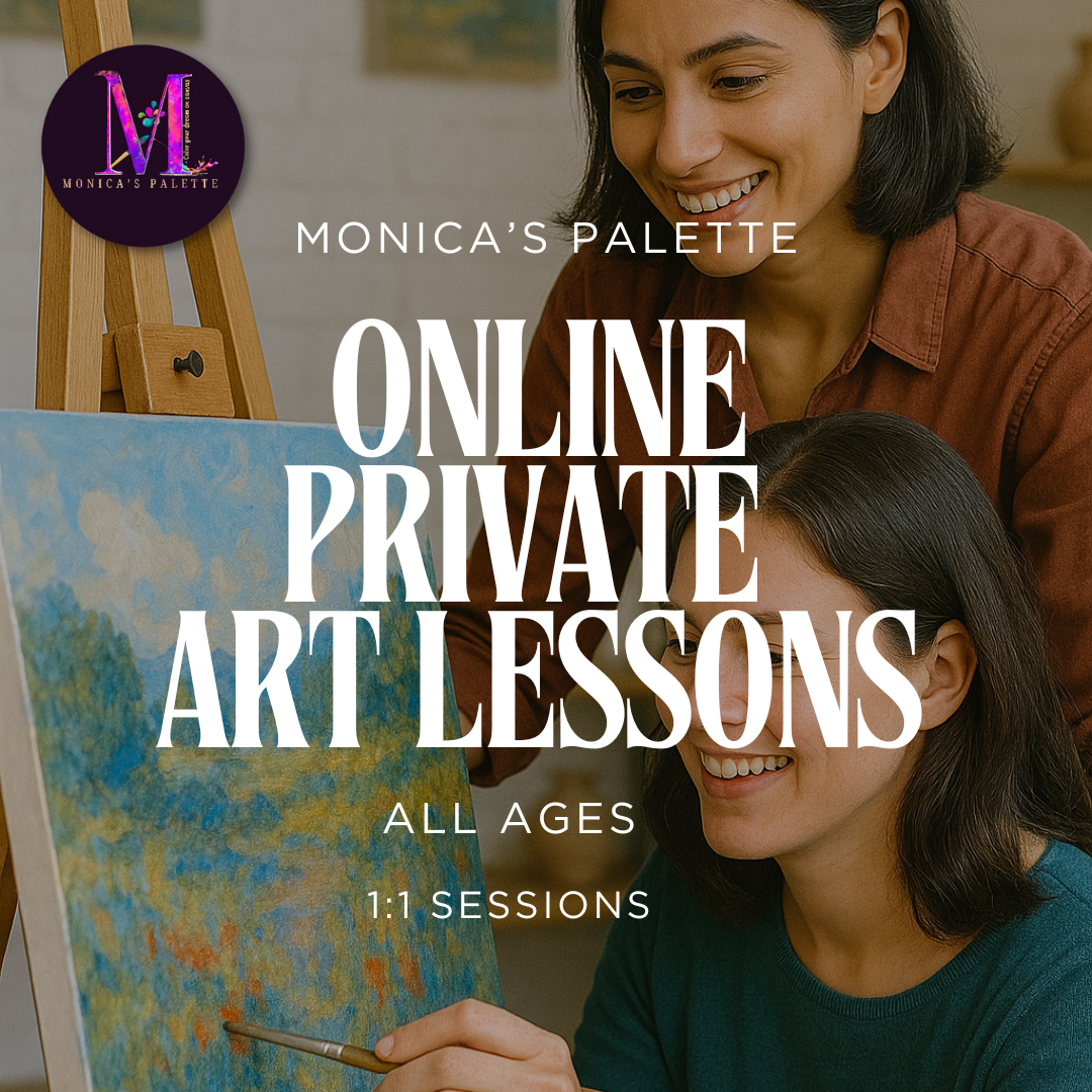 Online Private Art Lessons - $45/hr – Monica's Palette
