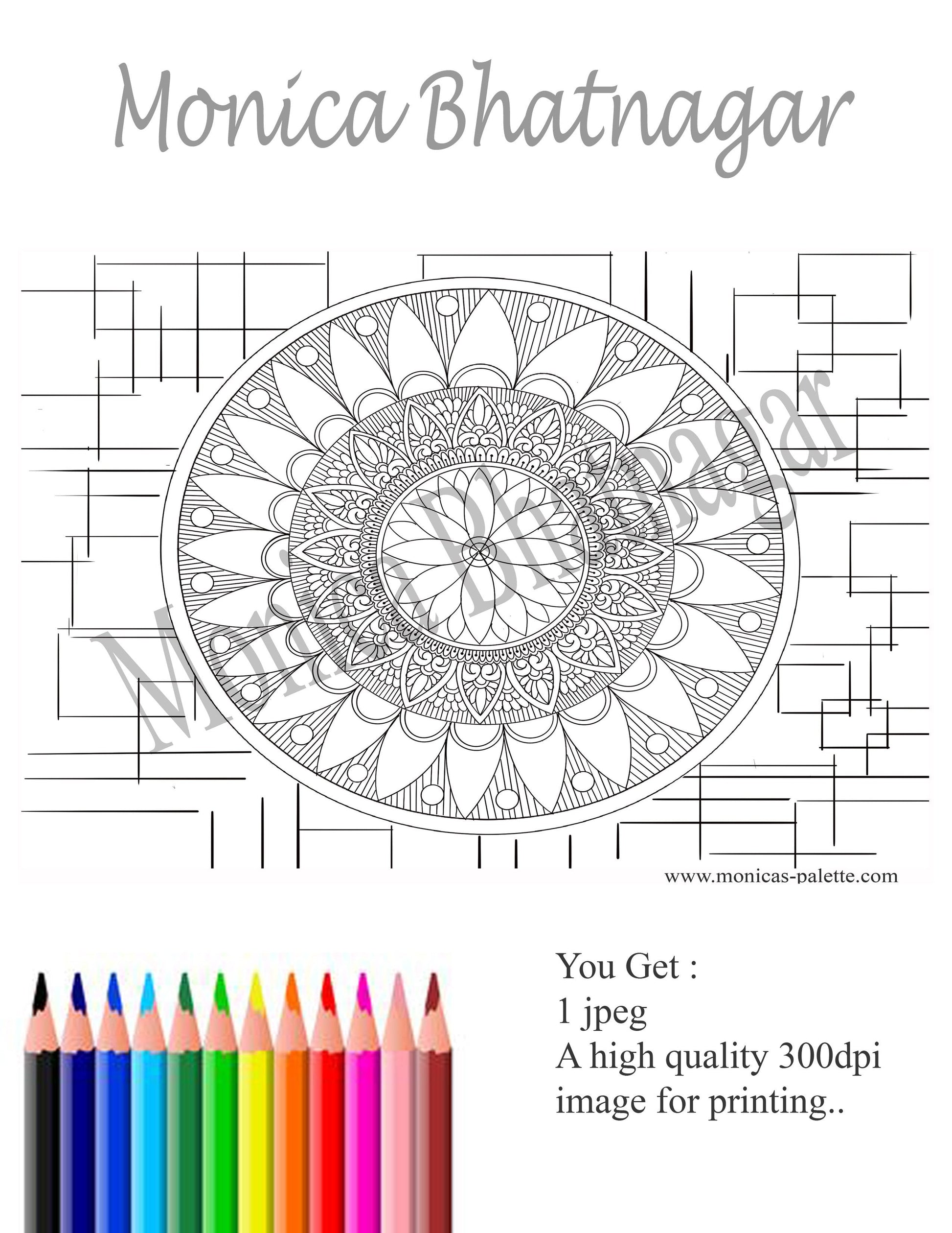 Mandala - Coloring Page Coloring Page