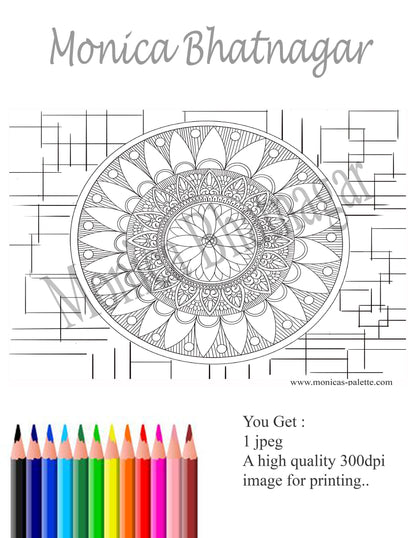 Mandala - Coloring Page Coloring Page
