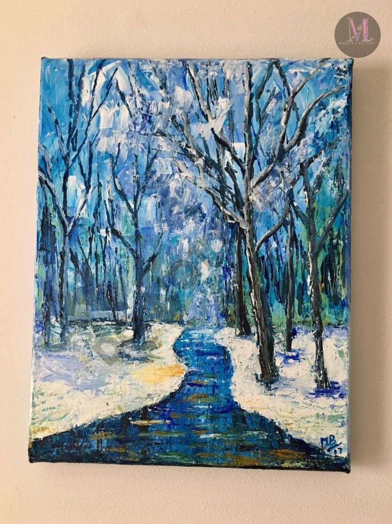 Abstract - Palette Knife Painting Wall Decor
