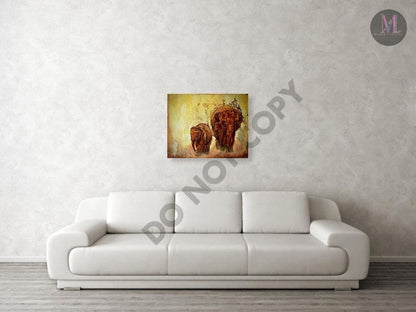 Bonding Wall Decor Original Handmade Acrylic Painting And Canvas Prints