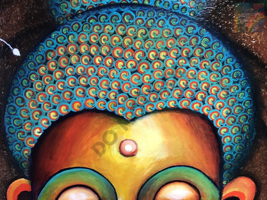 Buddha Acrylic Original Artwork For Your Home Painting