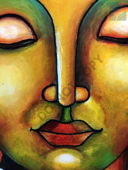 Buddha Acrylic Original Artwork For Your Home Painting