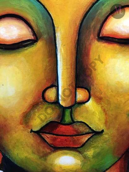 Buddha Acrylic Original Artwork For Your Home Painting