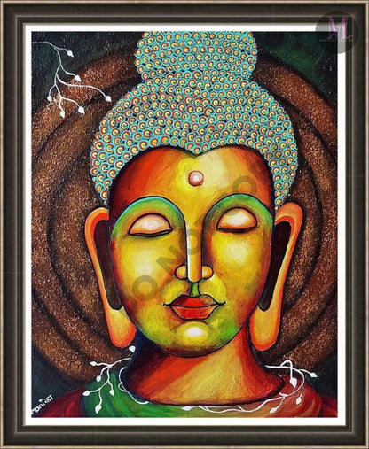Buddha Acrylic Original Artwork For Your Home Painting