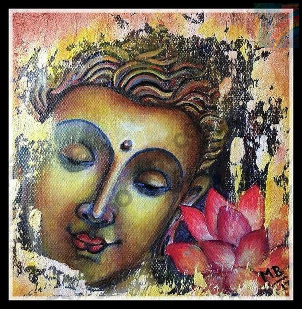 Buddha - Canvas Prints Wall Decor Handmade Painting Print 24 X Painting