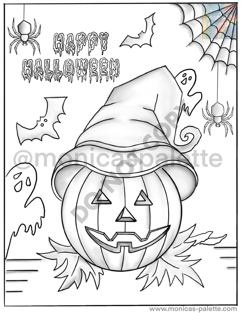 Coloring Page - Halloween Coloring Page