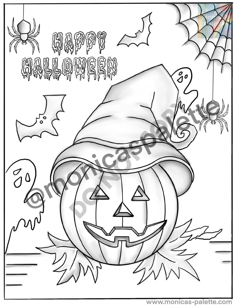 Coloring Page - Halloween Coloring Page