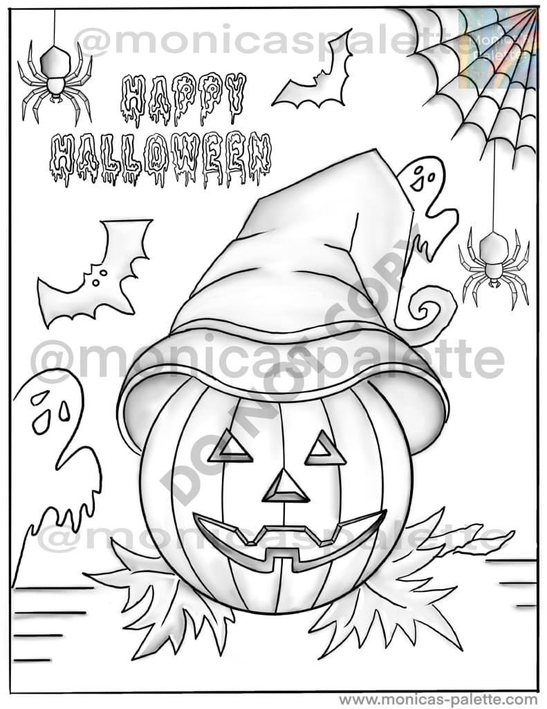 Coloring Page - Halloween Coloring Page