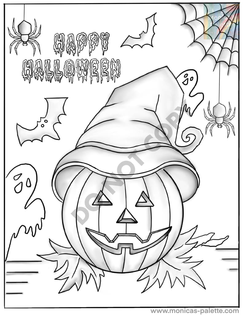 Coloring Page - Halloween Coloring Page