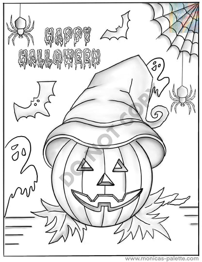 Coloring Page - Halloween Coloring Page