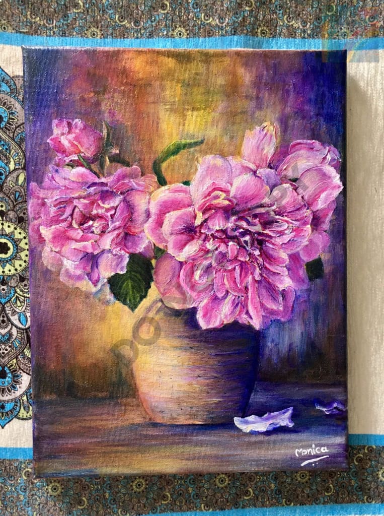 Flowers - Acrylic Original Painting