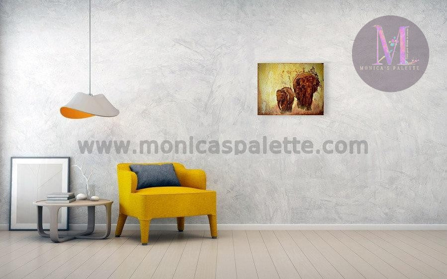 Bonding Wall Decor Original Handmade Acrylic Painting And Canvas Prints