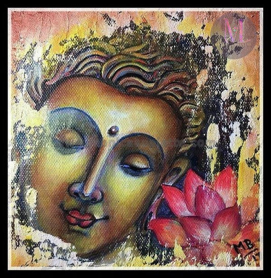Buddha - Canvas Prints Wall Decor Handmade Painting Print 24 X Painting