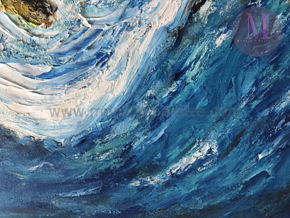 Waves - Abstract Original Handmade Acrylic Painting