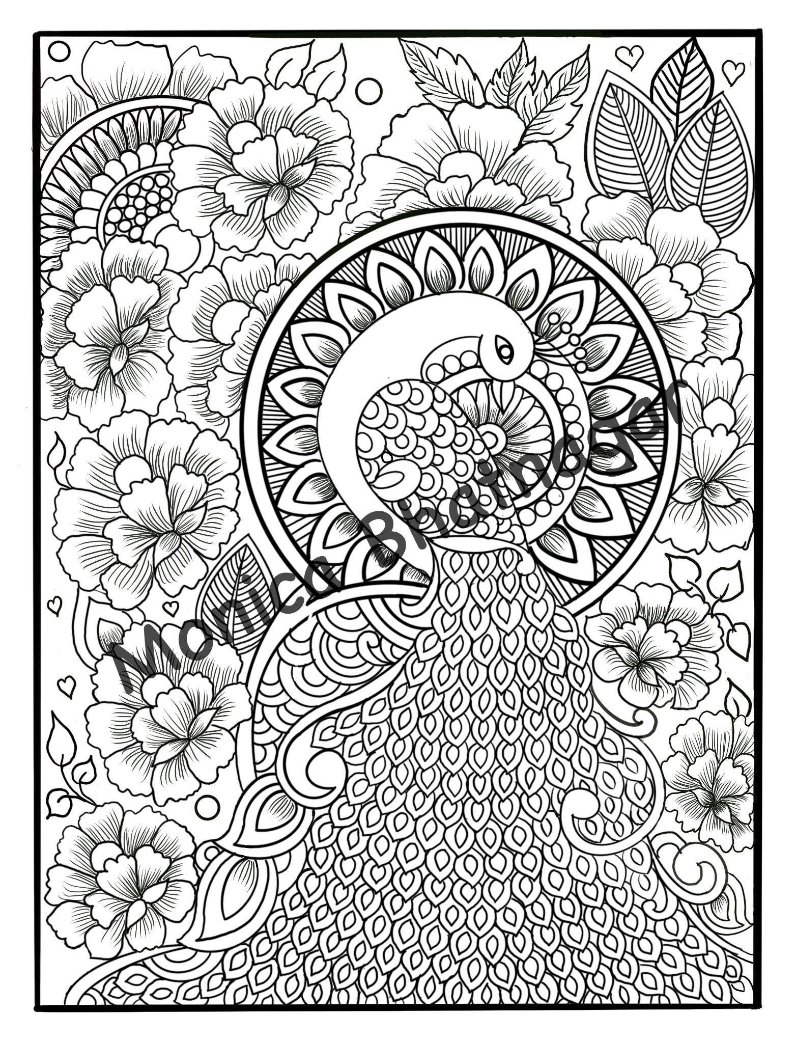 Usd 1.49 Only Coloring Page Low Cost Printable Page Adult Coloring Books