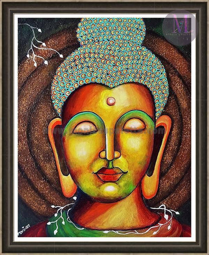 Buddha Acrylic Original Artwork For Your Home Painting