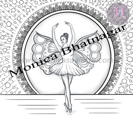 Usd 1.49 Only Coloring Page Modern Line Drawing Printable Dancing Is Like Dreaming With Your Feet